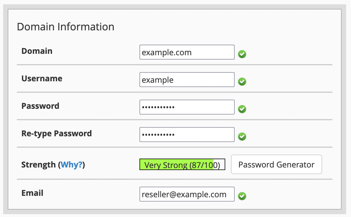 Domain Information